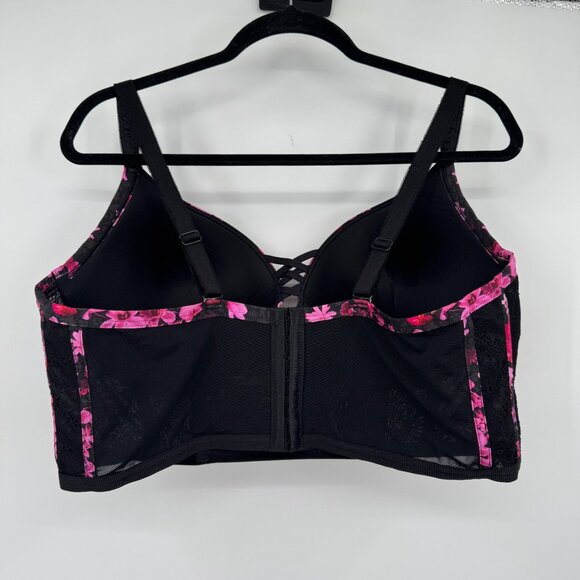 Torrid sexy curves XO Plunge Push-Up Bra corset like style size 42 DDD new witho - Picture 7 of 12